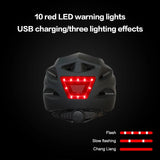 LED Lamp Cycling Bicycle Helmet With LED Tail Light