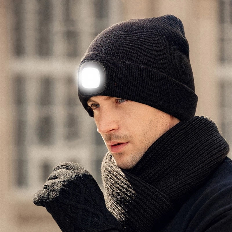 LED Wool Hat